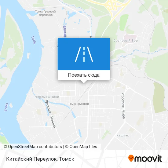 Карта Китайский Переулок