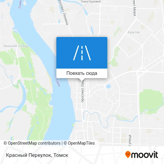 Карта Красный Переулок