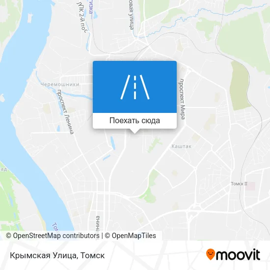 Карта Крымская Улица