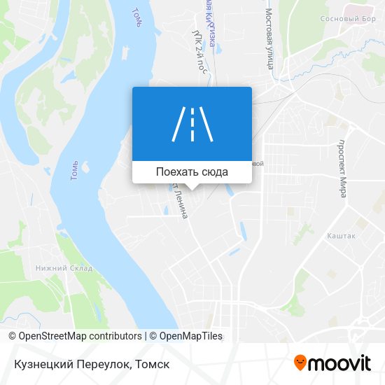 Карта Кузнецкий Переулок