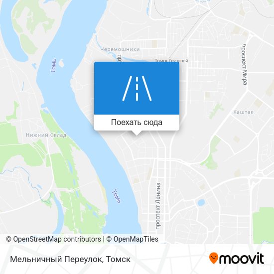 Карта Мельничный Переулок