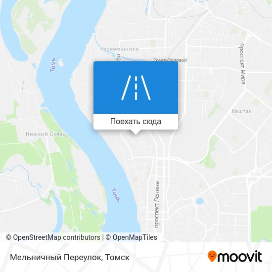 Карта Мельничный Переулок