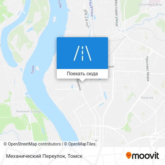 Карта Механический Переулок