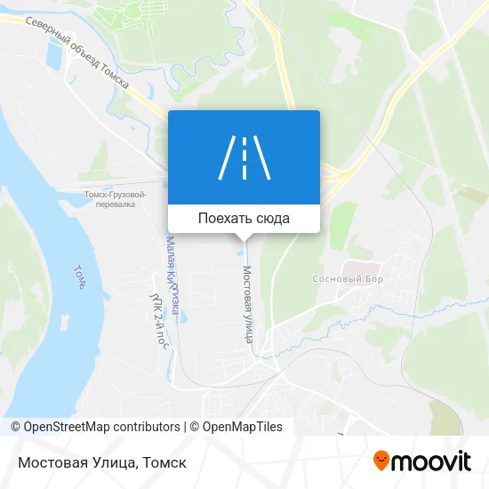 Карта Мостовая Улица