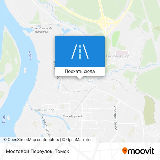 Карта Мостовой Переулок