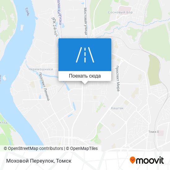 Карта Моховой Переулок