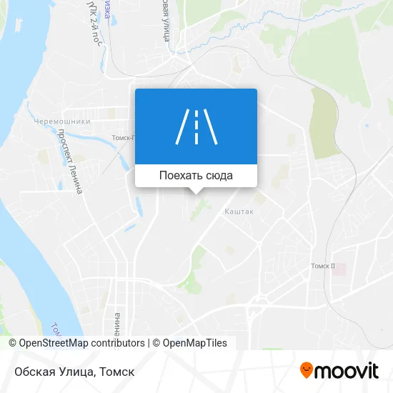Карта Обская Улица