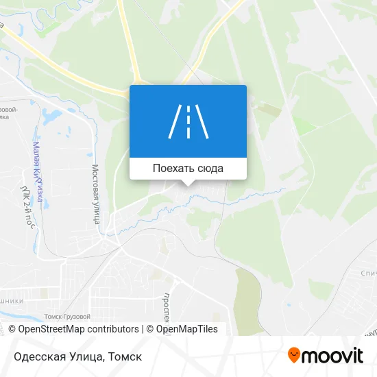 Карта Одесская Улица