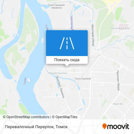 Карта Перевалочный Переулок