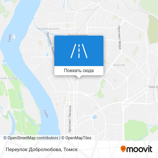 Карта Переулок Добролюбова
