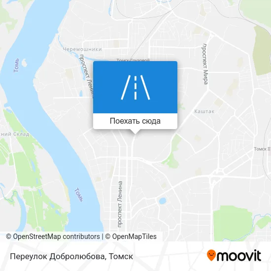 Карта Переулок Добролюбова