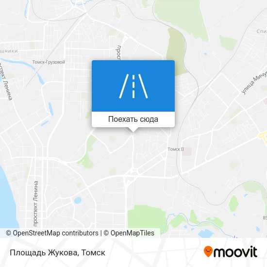 Карта Площадь Жукова