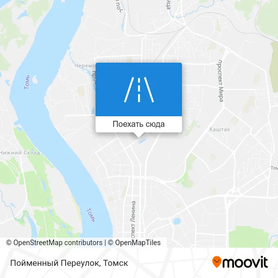 Карта Пойменный Переулок