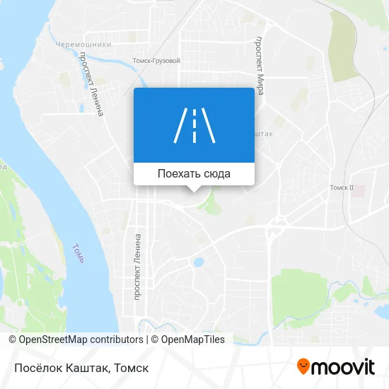 Карта Посёлок Каштак