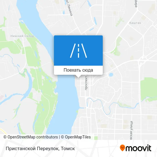 Карта Пристанской Переулок