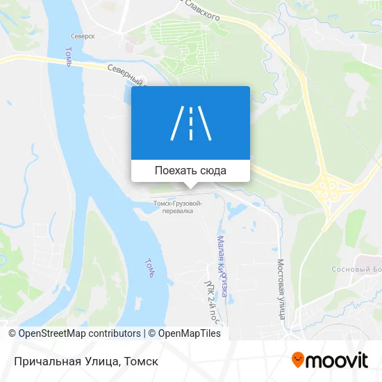 Карта Причальная Улица