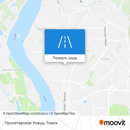 Карта Пролетарская Улица