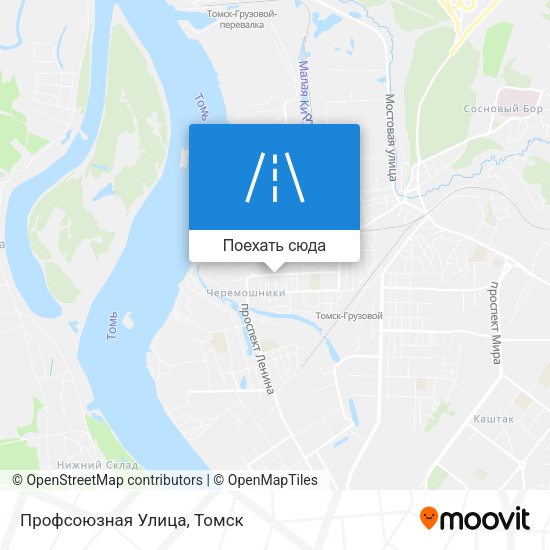 Карта Профсоюзная Улица