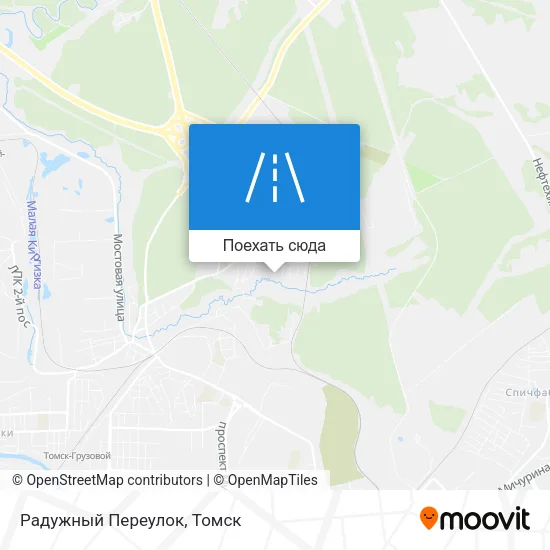 Карта Радужный Переулок