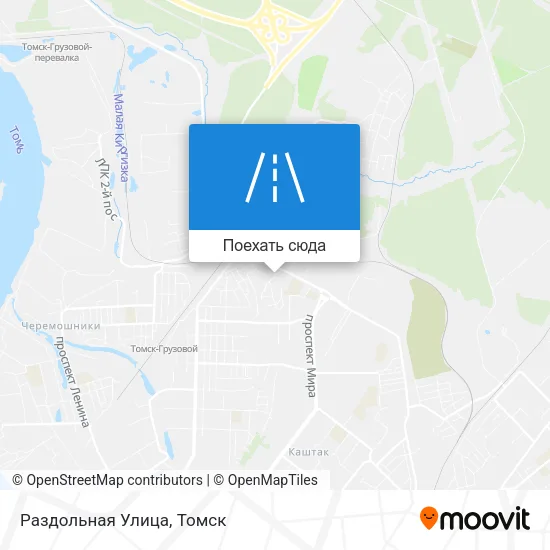 Карта Раздольная Улица
