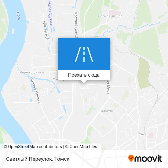 Карта Светлый Переулок