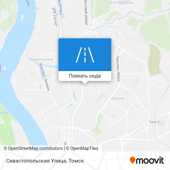 Карта Севастопольская Улица