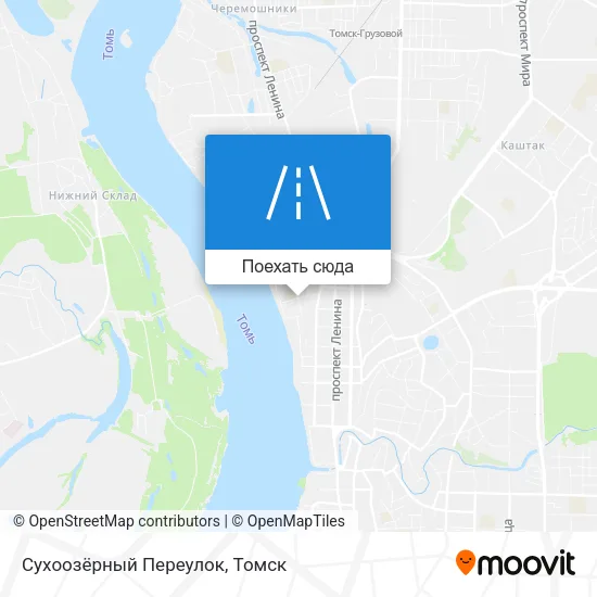 Карта Сухоозёрный Переулок
