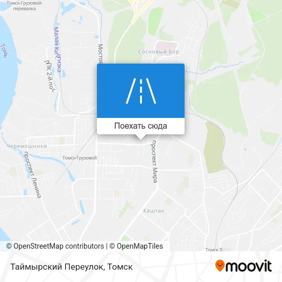 Карта Таймырский Переулок