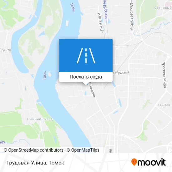 Карта Трудовая Улица