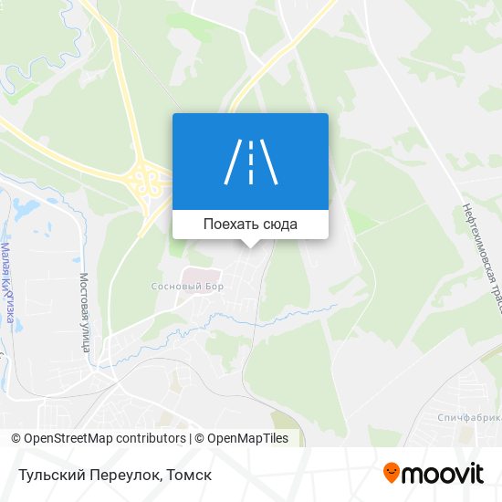 Карта Тульский Переулок