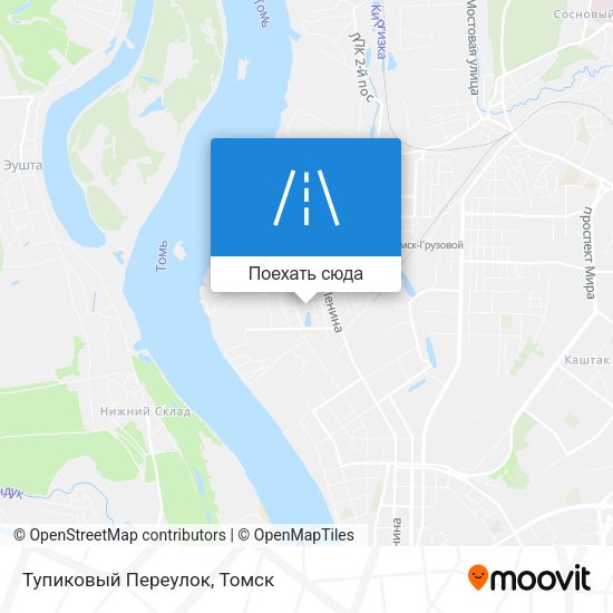 Карта Тупиковый Переулок