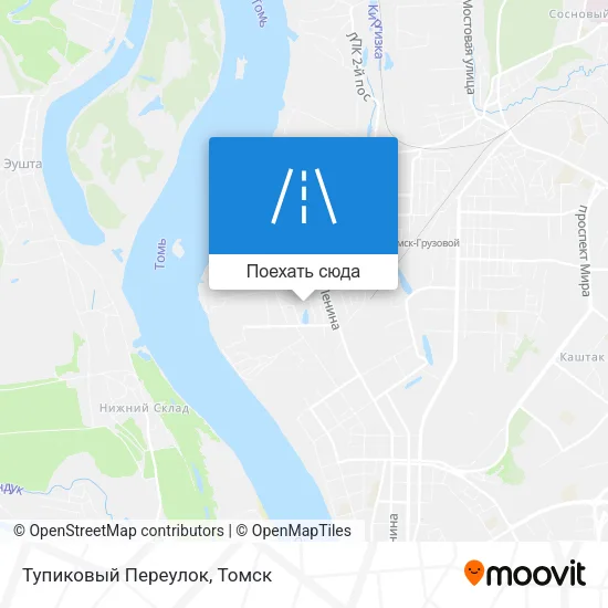 Карта Тупиковый Переулок