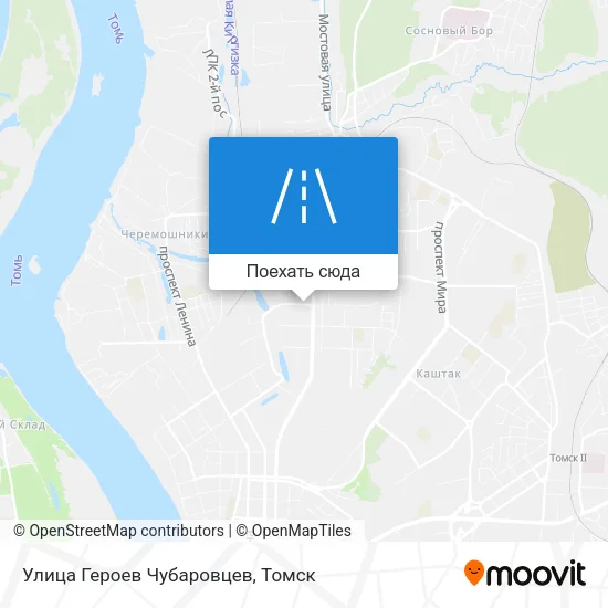 Карта Улица Героев Чубаровцев