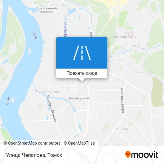 Карта Улица Чепалова