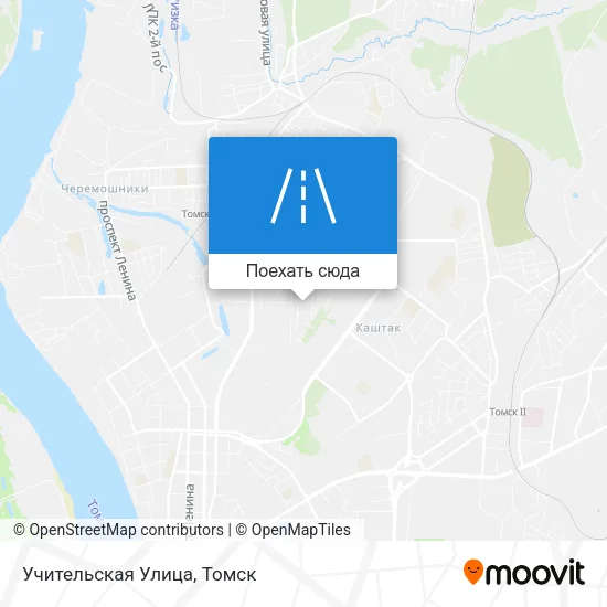 Карта Учительская Улица