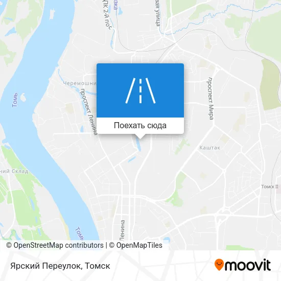 Карта Ярский Переулок