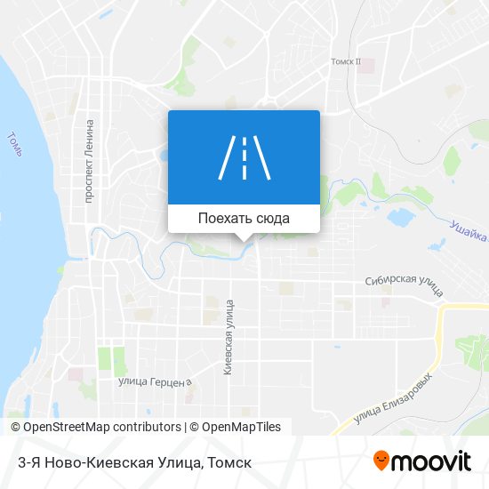 Карта 3-Я Ново-Киевская Улица