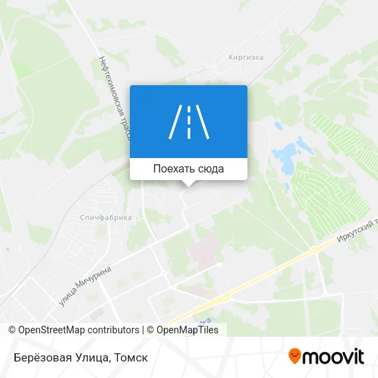 Карта Берёзовая Улица