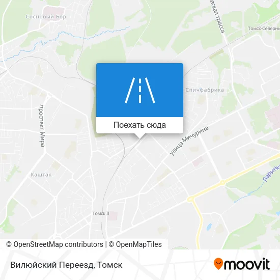 Карта Вилюйский Переезд