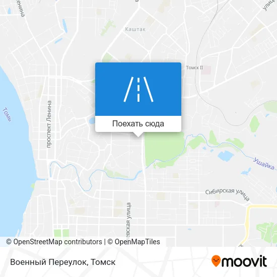 Карта Военный Переулок