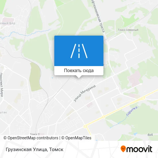 Карта Грузинская Улица