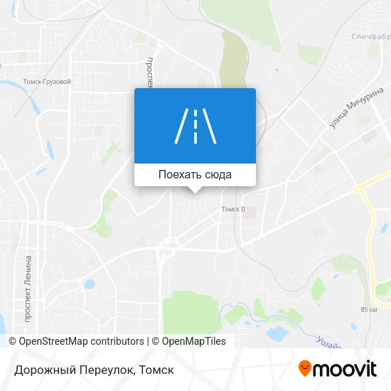 Карта Дорожный Переулок