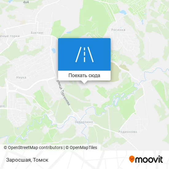 Карта Заросшая