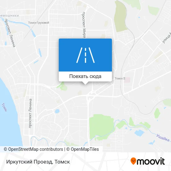 Карта Иркутский Проезд