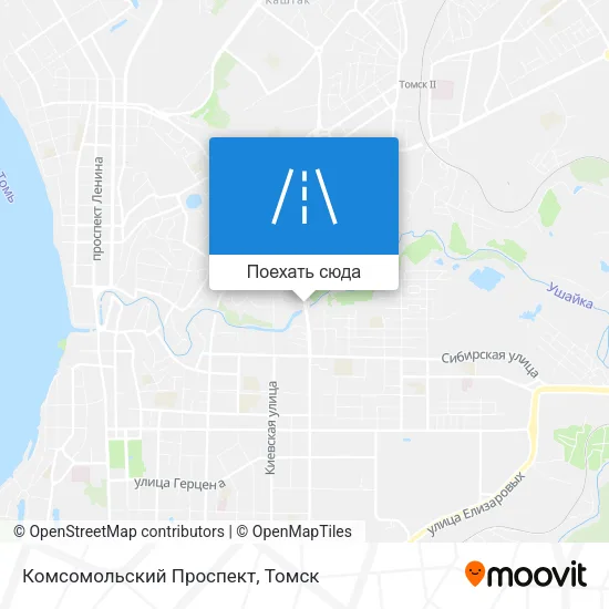 Карта Комсомольский Проспект