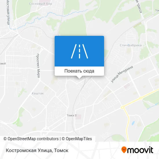 Карта Костромская Улица