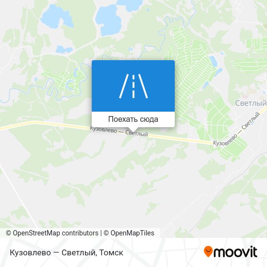 Карта Кузовлево — Светлый