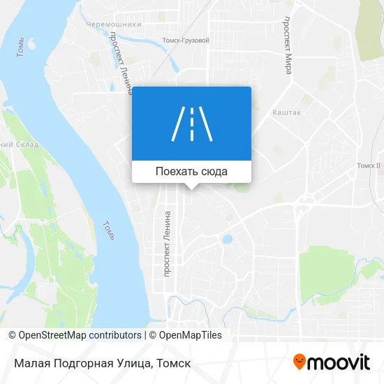 Карта Малая Подгорная Улица