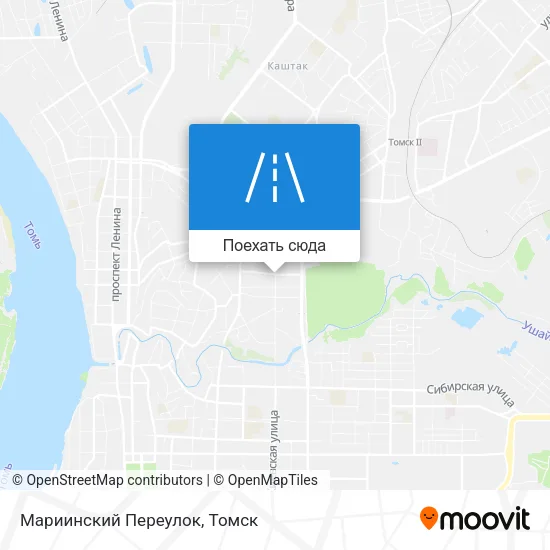 Карта Мариинский Переулок