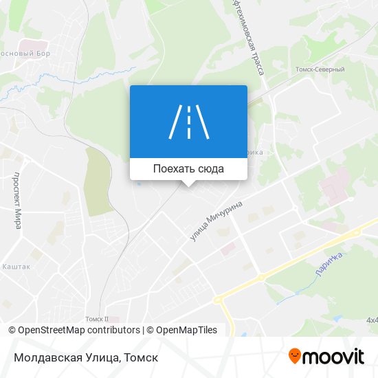 Карта Молдавская Улица